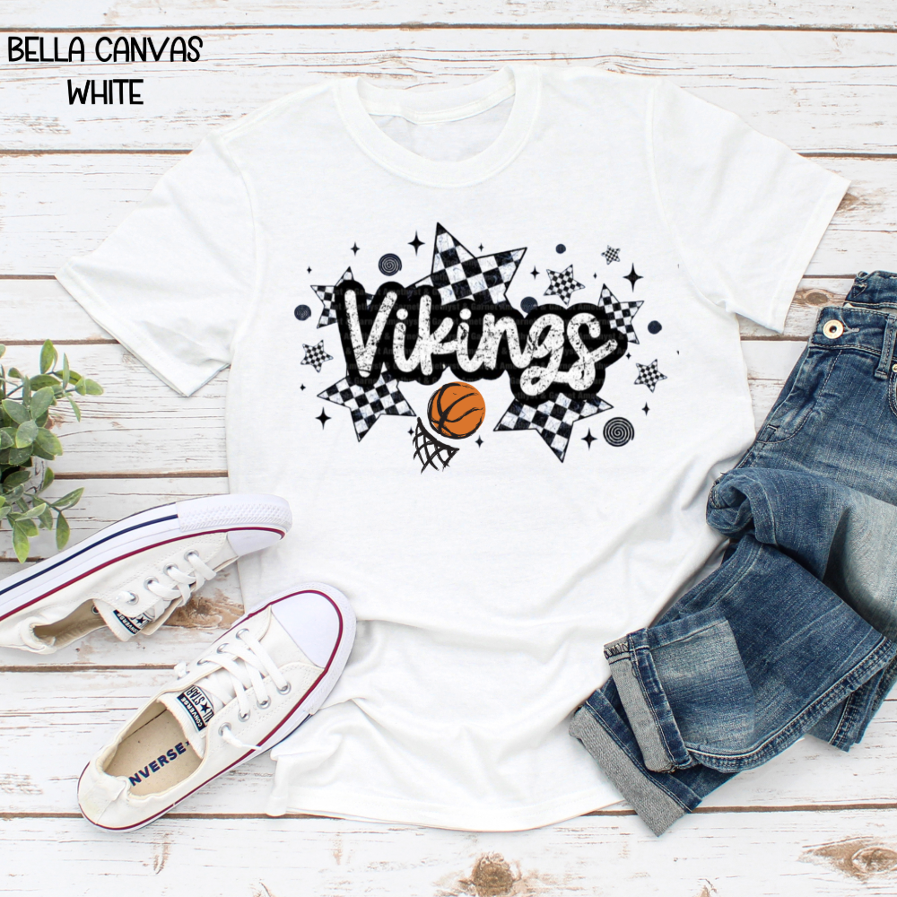 Viking Basketball Checkered