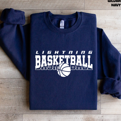 Lightning Basketball with Basketball Below