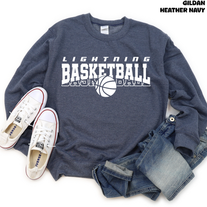 Lightning Basketball with Basketball Below