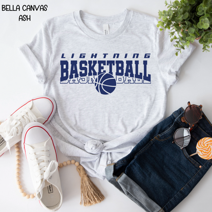 Lightning Basketball with Basketball Below