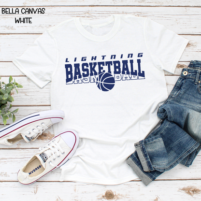 Lightning Basketball with Basketball Below