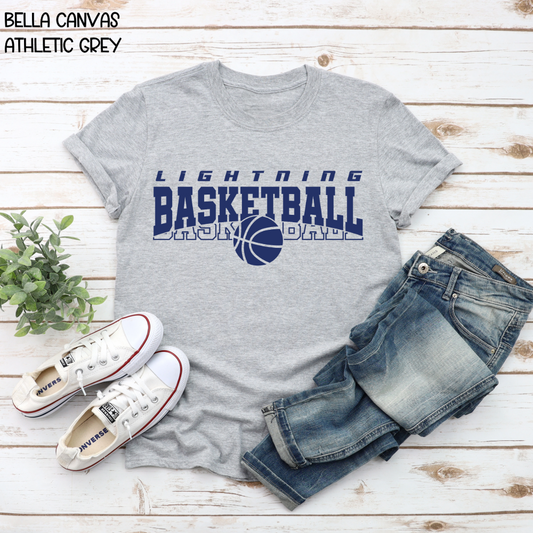 Lightning Basketball with Basketball Below