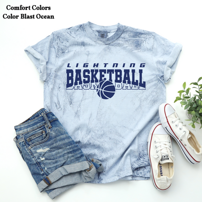 Lightning Basketball with Basketball Below