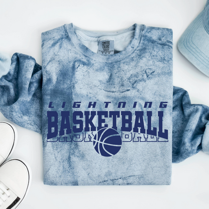 Lightning Basketball with Basketball Below