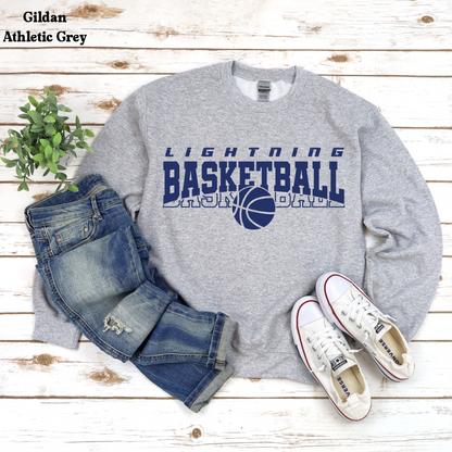 Lightning Basketball with Basketball Below