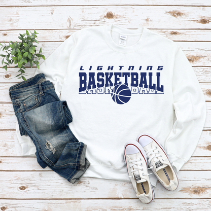 Lightning Basketball with Basketball Below