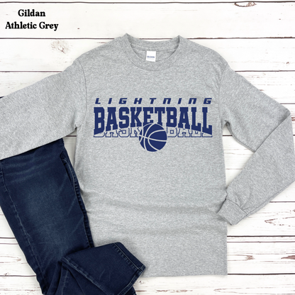 Lightning Basketball with Basketball Below