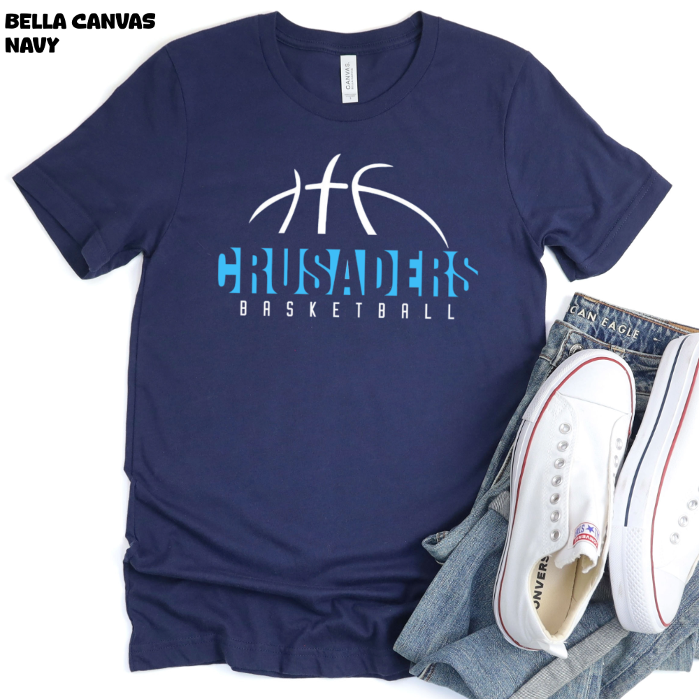 Crusaders Basketball with Basketball on Top
