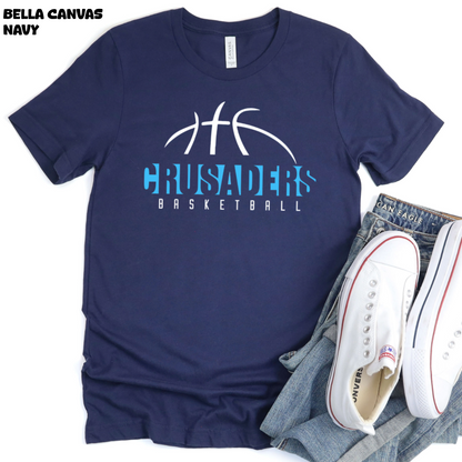 Crusaders Basketball with Basketball on Top