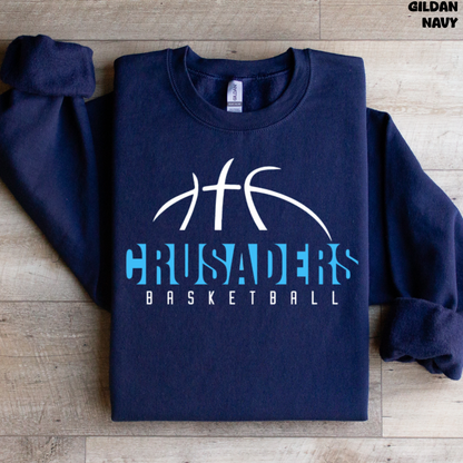 Crusaders Basketball with Basketball on Top