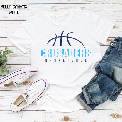 Crusaders Basketball with Basketball on Top