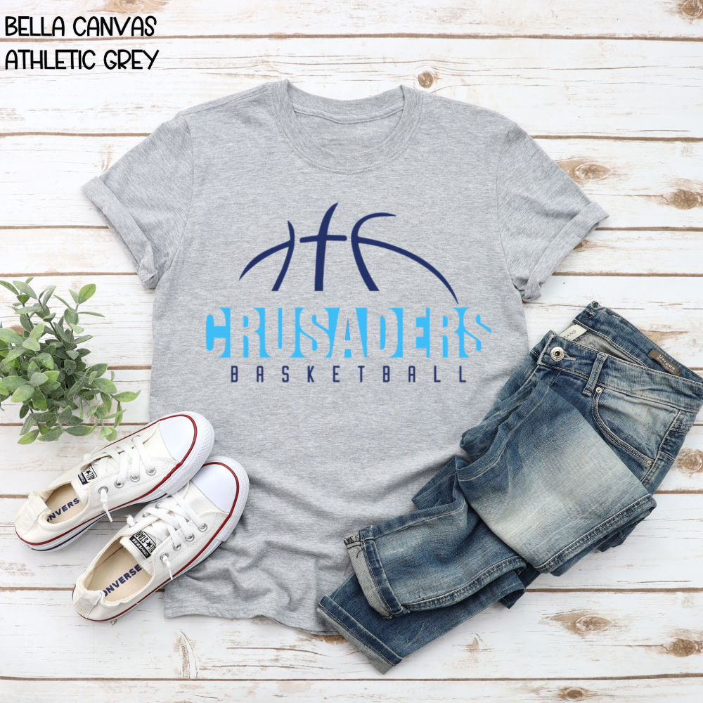 Crusaders Basketball with Basketball on Top