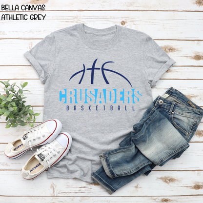 Crusaders Basketball with Basketball on Top