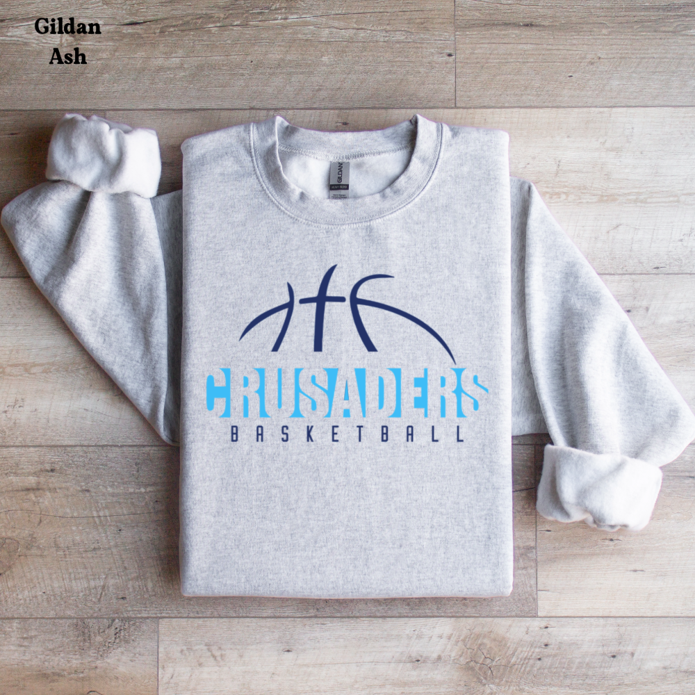 Crusaders Basketball with Basketball on Top