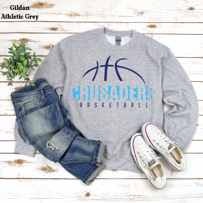 Crusaders Basketball with Basketball on Top