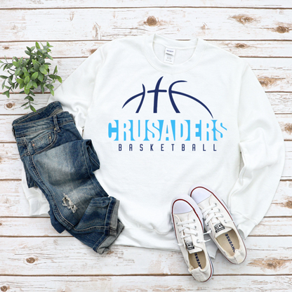 Crusaders Basketball with Basketball on Top
