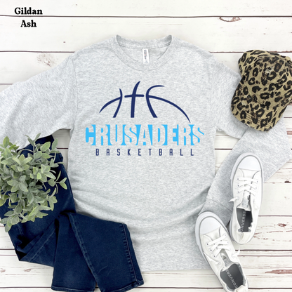 Crusaders Basketball with Basketball on Top
