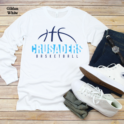 Crusaders Basketball with Basketball on Top