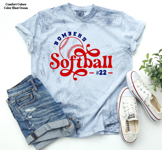 YOUTH - Bombers Softball cursive