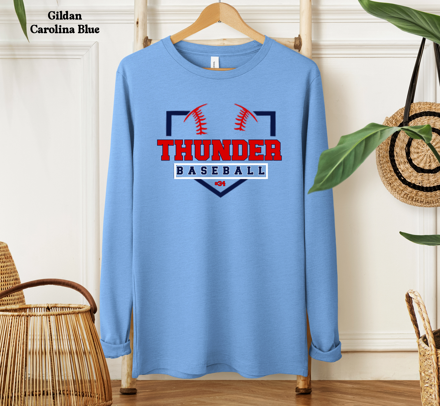Thunder Baseball with base