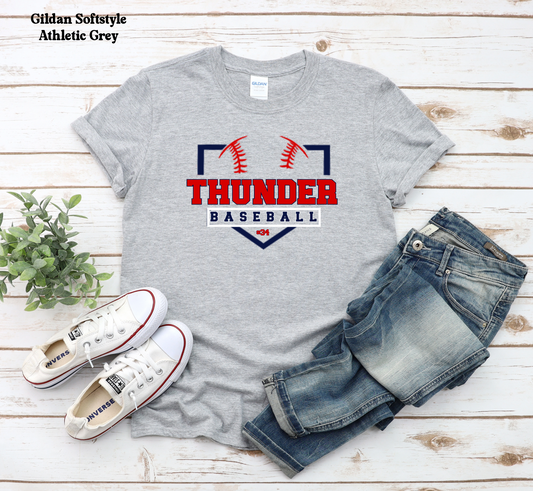 YOUTH Thunder Baseball with base