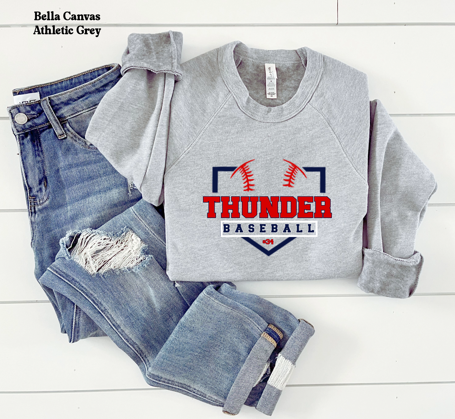 Thunder Baseball with base