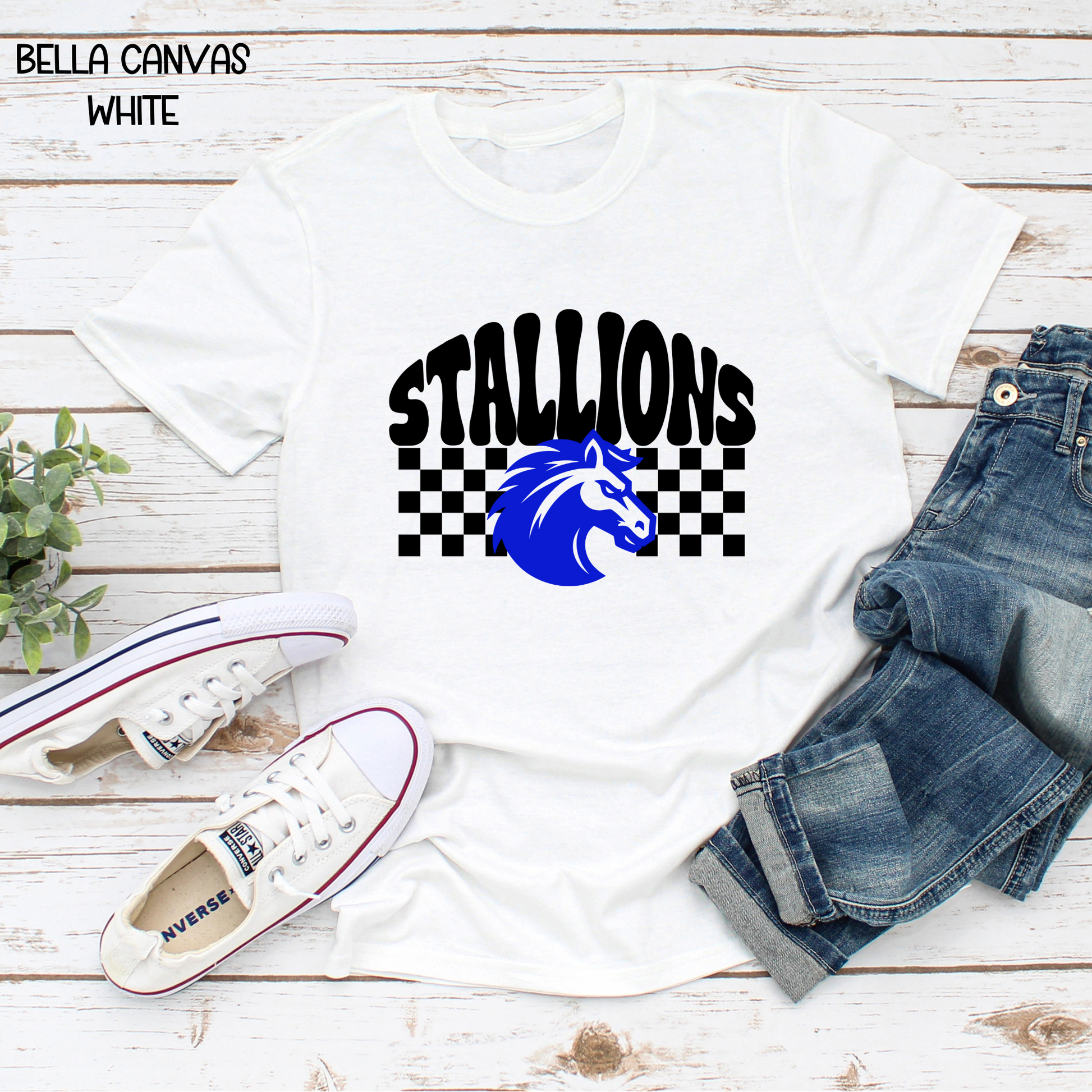 stallions checkered