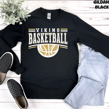 Viking Basketball with Basketball