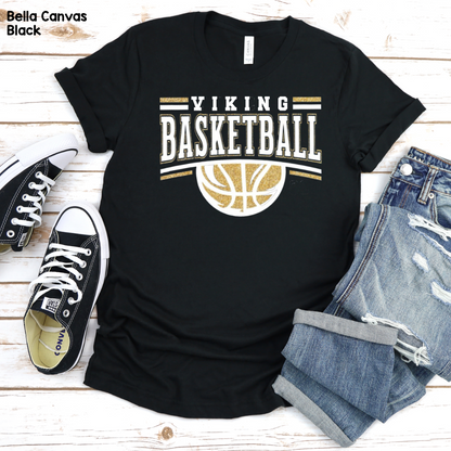 Viking Basketball with Basketball