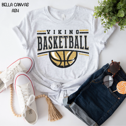 Viking Basketball with Basketball