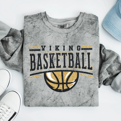 Viking Basketball with Basketball