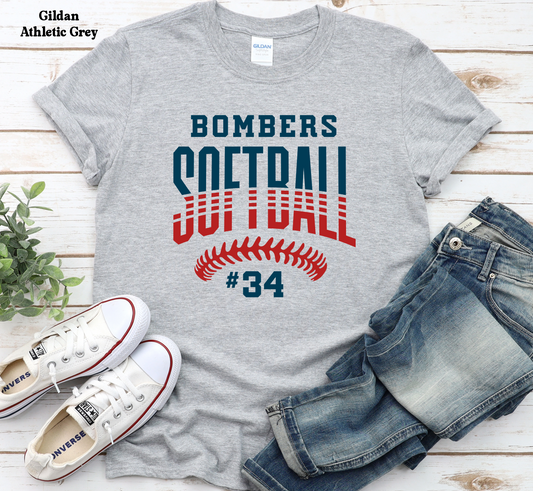 YOUTH - Bombers Softball two toned